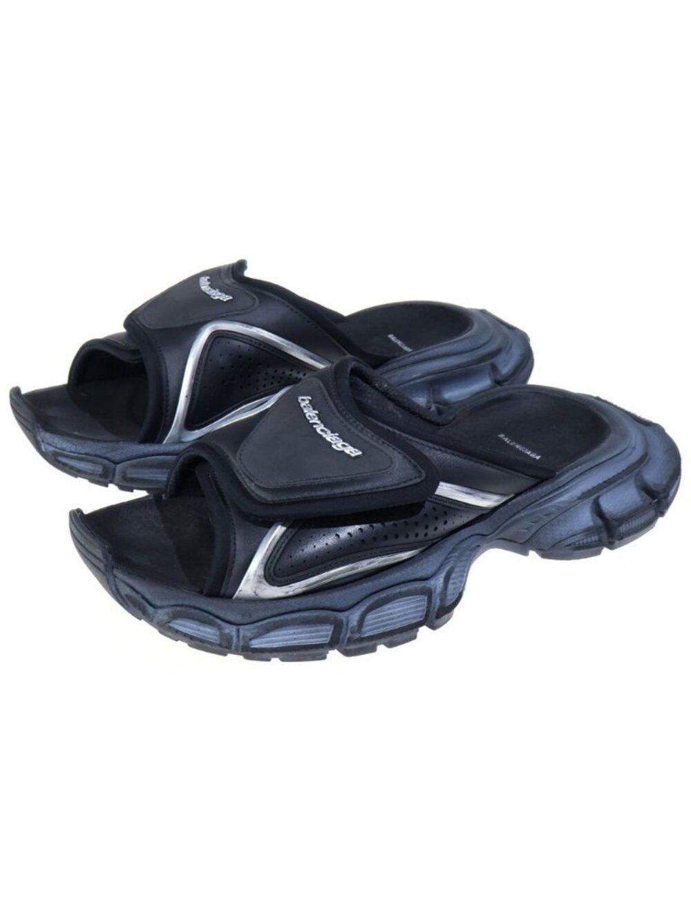 Balenciaga 3XL Slide Sandals Black